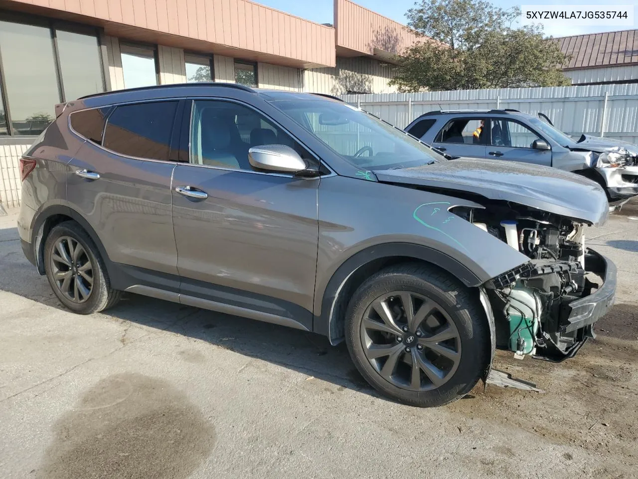 2018 Hyundai Santa Fe Sport VIN: 5XYZW4LA7JG535744 Lot: 71415804