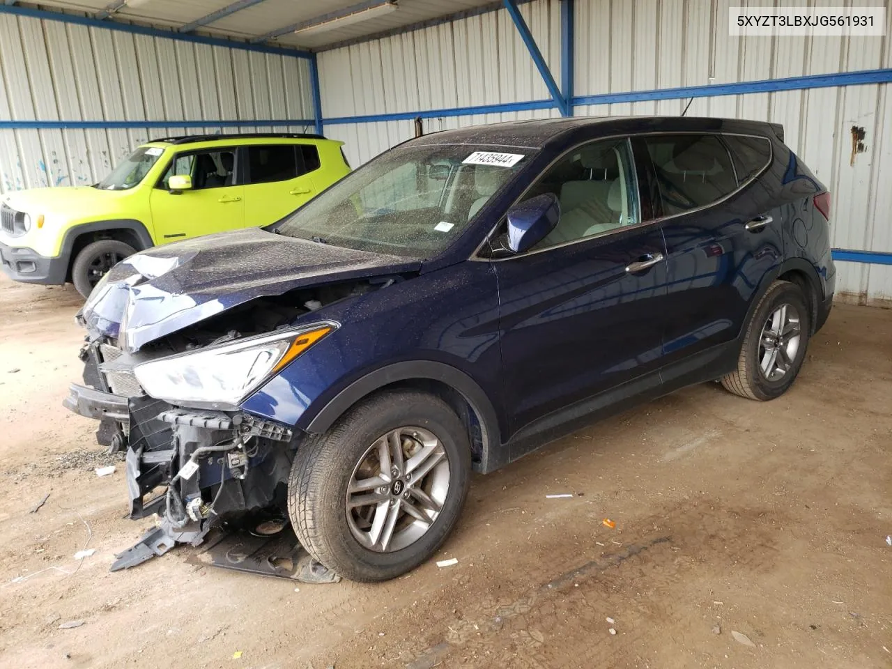 5XYZT3LBXJG561931 2018 Hyundai Santa Fe Sport