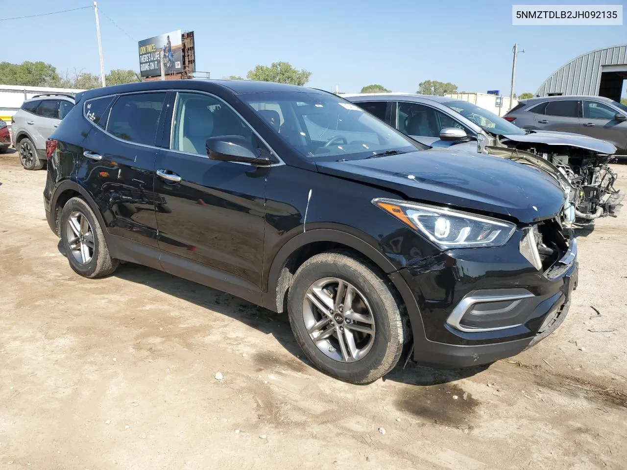 5NMZTDLB2JH092135 2018 Hyundai Santa Fe Sport