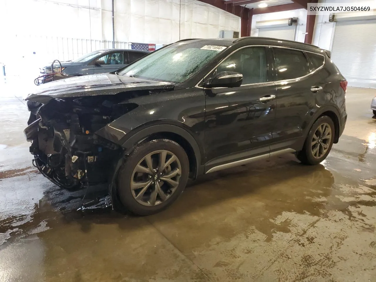 2018 Hyundai Santa Fe Sport VIN: 5XYZWDLA7JG504669 Lot: 71621694