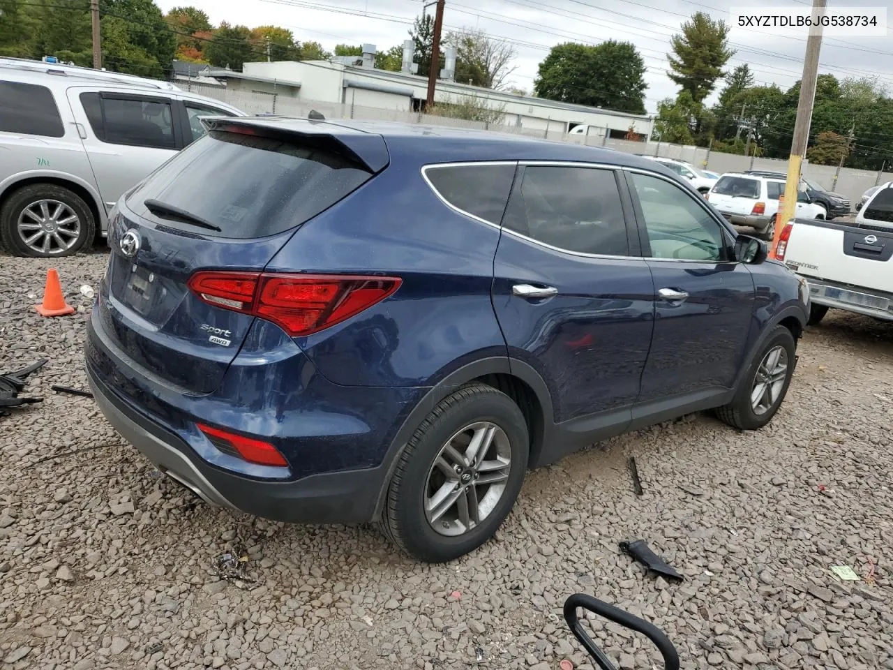 5XYZTDLB6JG538734 2018 Hyundai Santa Fe Sport