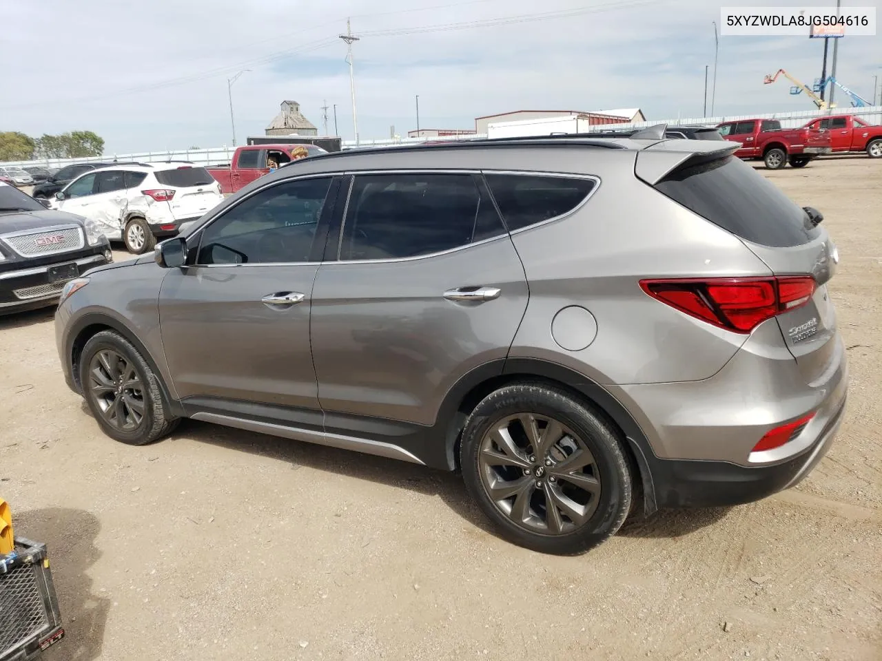 5XYZWDLA8JG504616 2018 Hyundai Santa Fe Sport