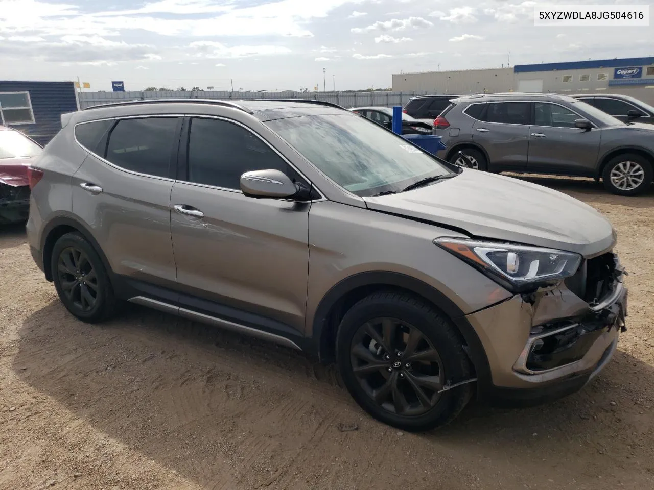 5XYZWDLA8JG504616 2018 Hyundai Santa Fe Sport