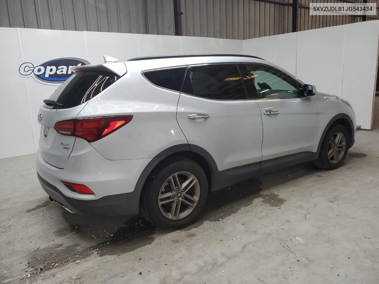 2018 Hyundai Santa Fe Sport VIN: 5XYZUDLB1JG543434 Lot: 71947634