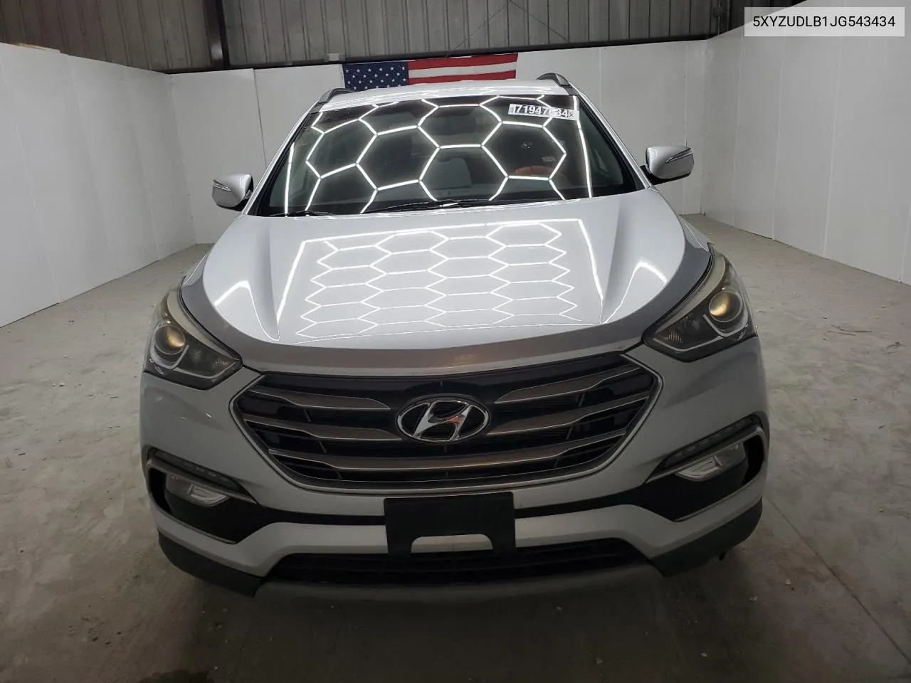 2018 Hyundai Santa Fe Sport VIN: 5XYZUDLB1JG543434 Lot: 71947634