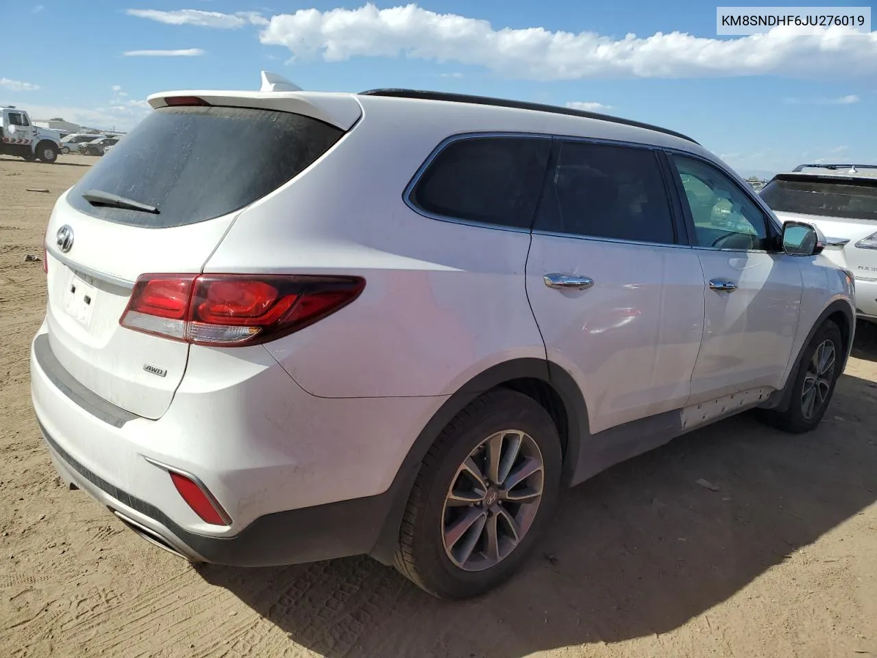 KM8SNDHF6JU276019 2018 Hyundai Santa Fe Se