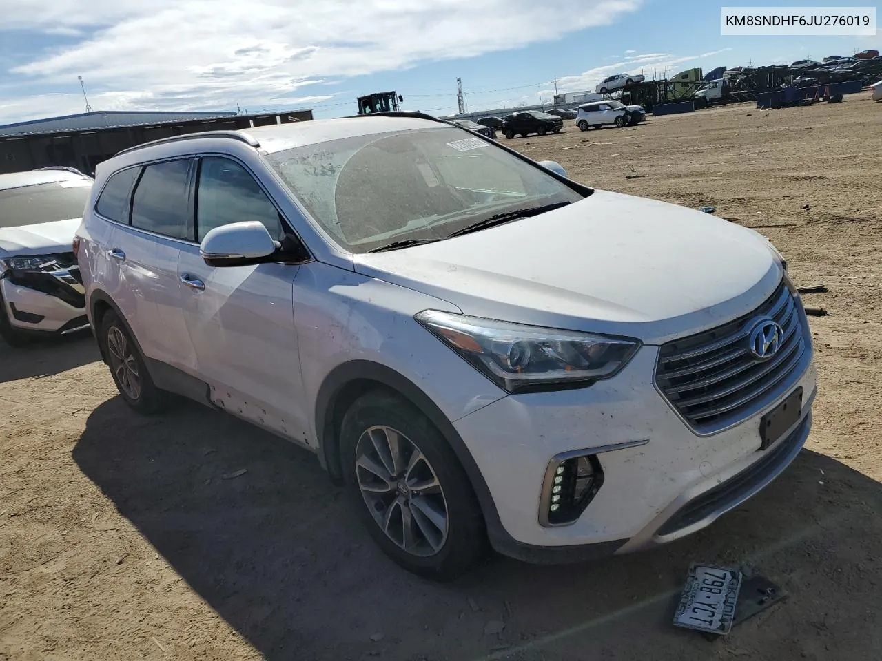 KM8SNDHF6JU276019 2018 Hyundai Santa Fe Se