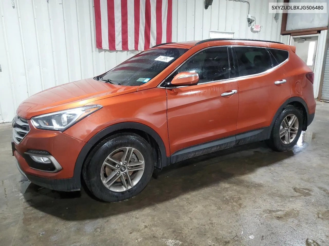 2018 Hyundai Santa Fe Sport VIN: 5XYZUDLBXJG506480 Lot: 72041734