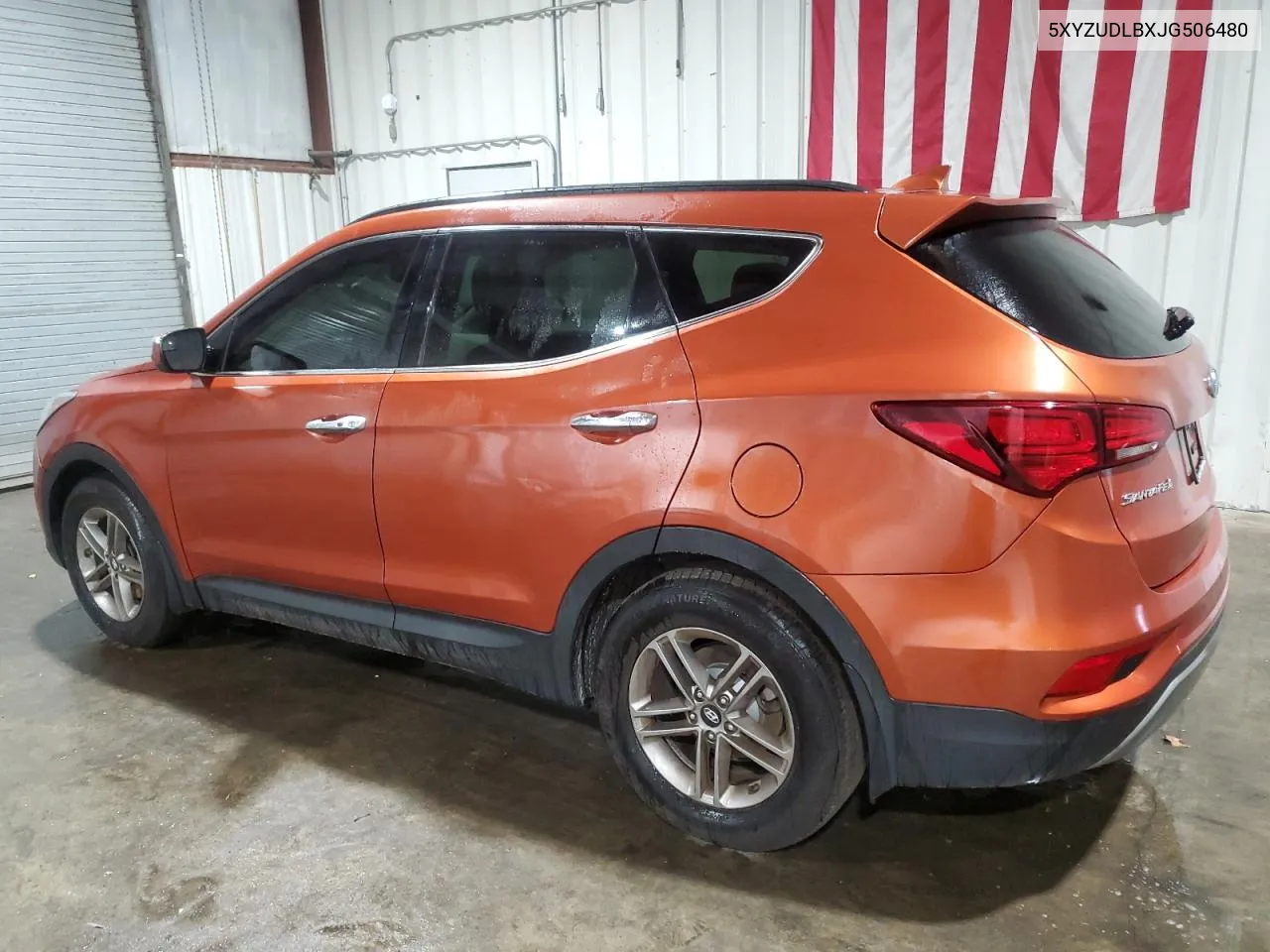 2018 Hyundai Santa Fe Sport VIN: 5XYZUDLBXJG506480 Lot: 72041734