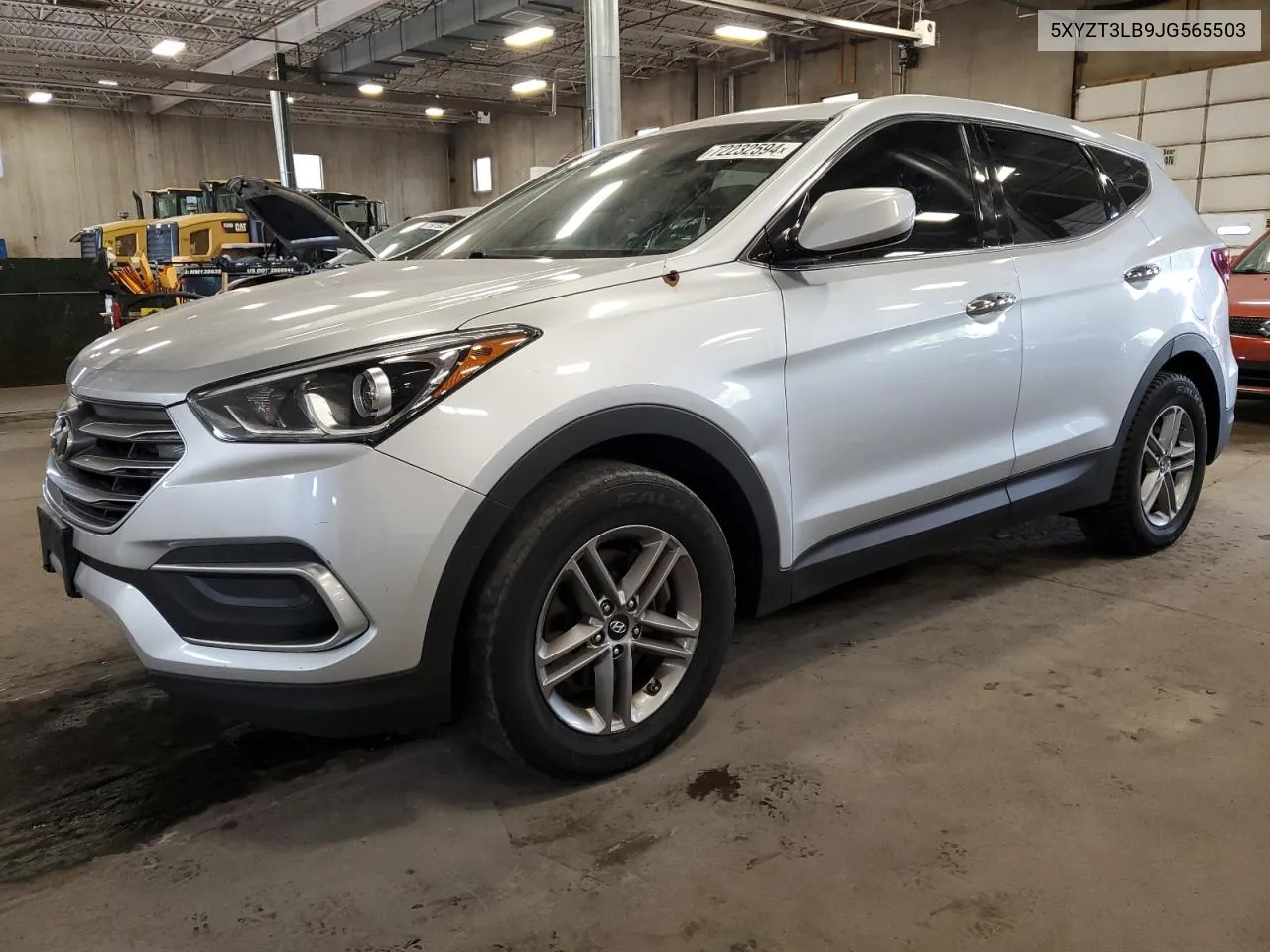 2018 Hyundai Santa Fe Sport VIN: 5XYZT3LB9JG565503 Lot: 72232594