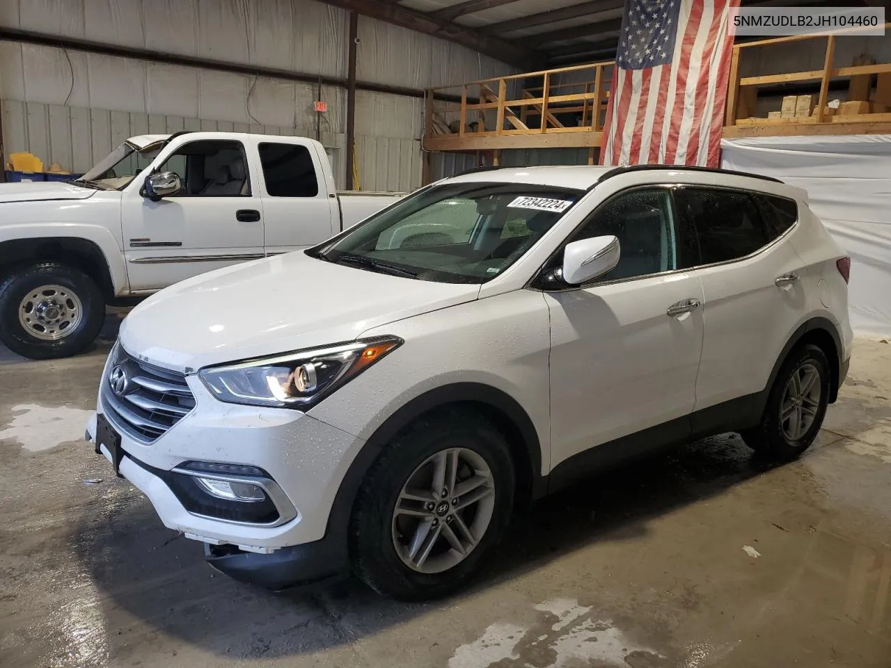 5NMZUDLB2JH104460 2018 Hyundai Santa Fe Sport