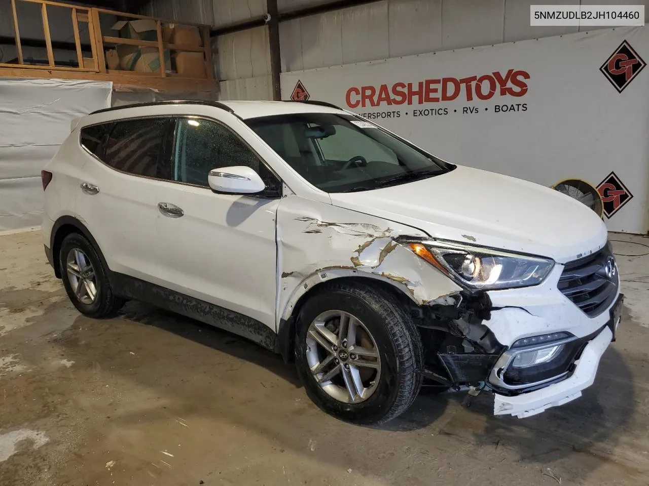 5NMZUDLB2JH104460 2018 Hyundai Santa Fe Sport