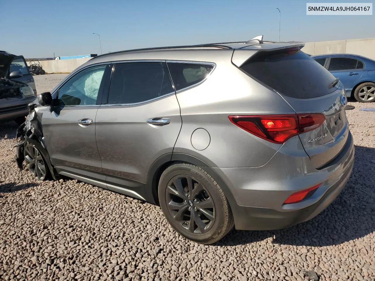 5NMZW4LA9JH064167 2018 Hyundai Santa Fe Sport