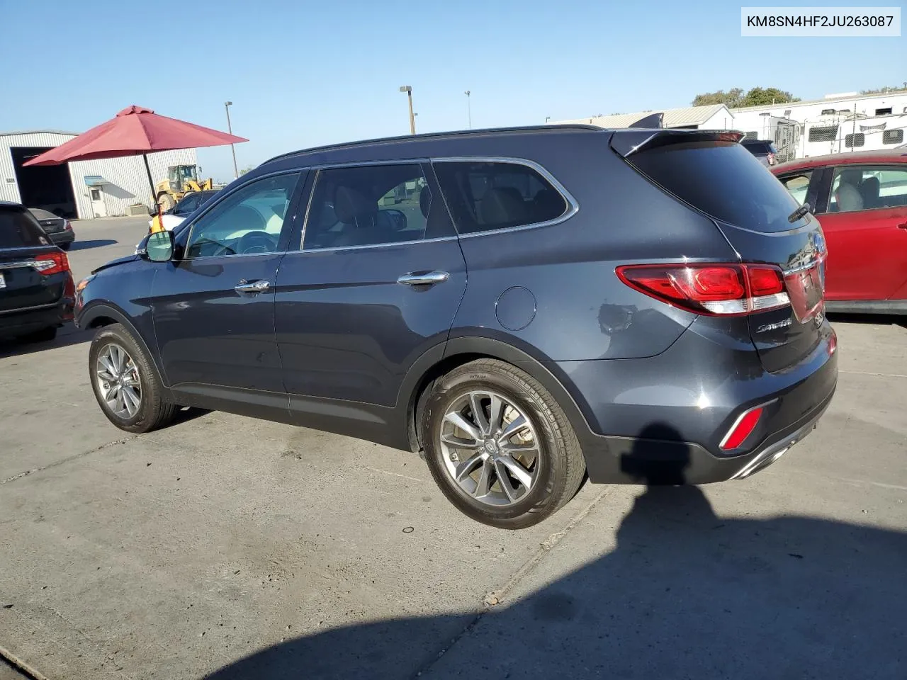 2018 Hyundai Santa Fe Se VIN: KM8SN4HF2JU263087 Lot: 72459994