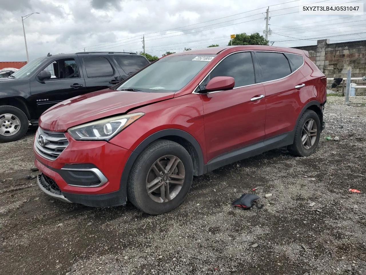 2018 Hyundai Santa Fe Sport VIN: 5XYZT3LB4JG531047 Lot: 72521804