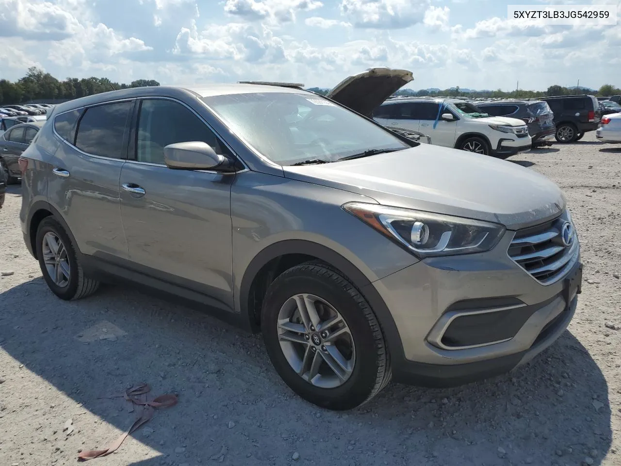 2018 Hyundai Santa Fe Sport VIN: 5XYZT3LB3JG542959 Lot: 72591154