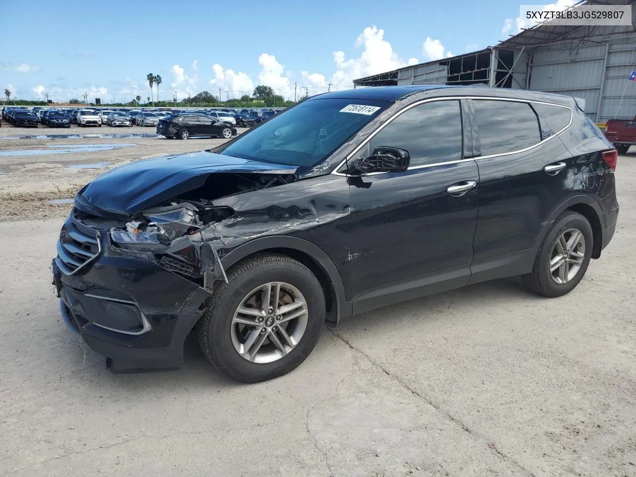 2018 Hyundai Santa Fe Sport VIN: 5XYZT3LB3JG529807 Lot: 72618114