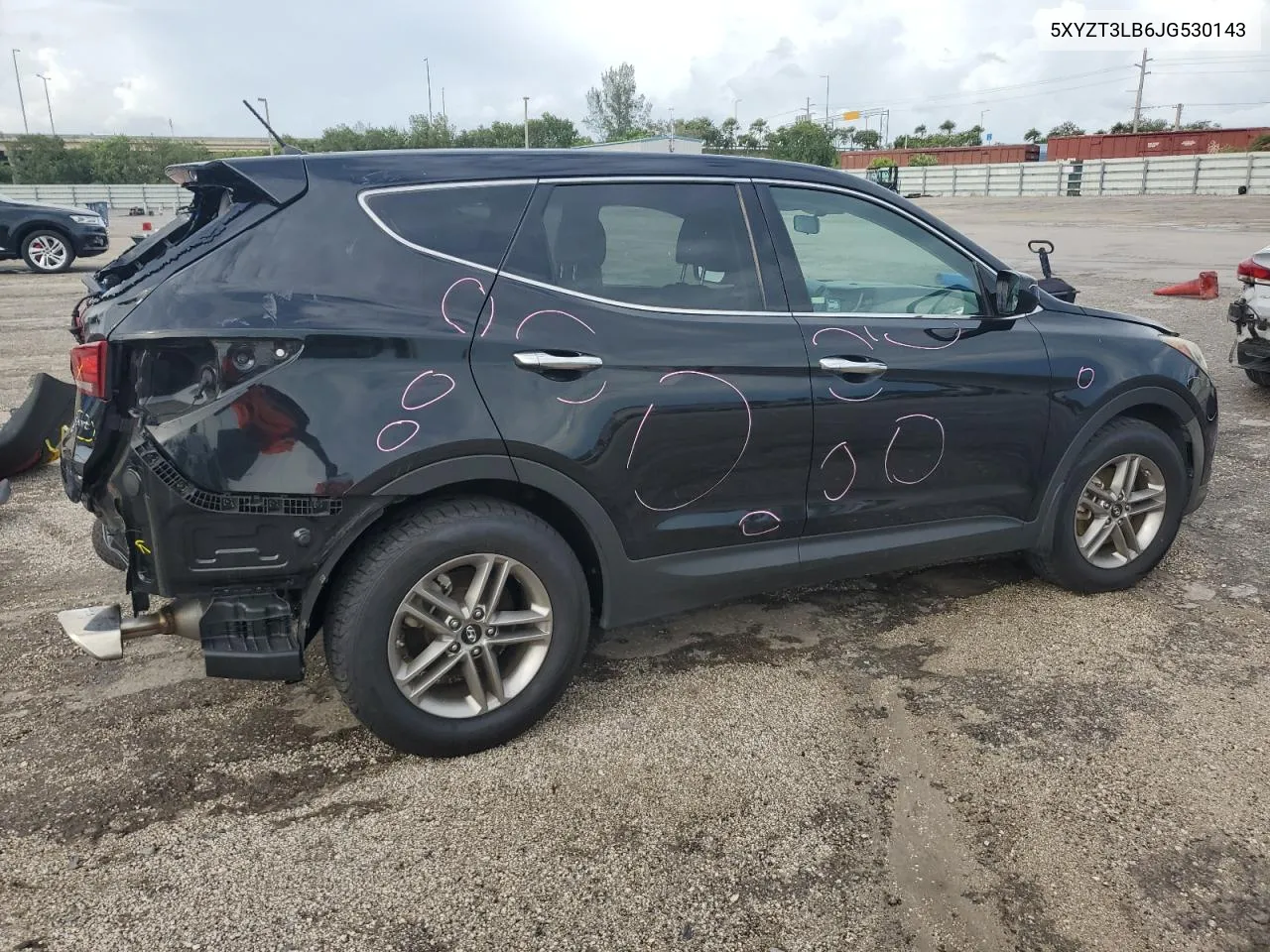 5XYZT3LB6JG530143 2018 Hyundai Santa Fe Sport