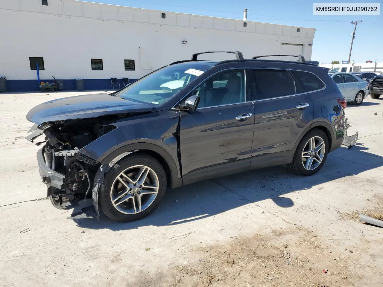 KM8SRDHF0JU290762 2018 Hyundai Santa Fe Se Ultimate