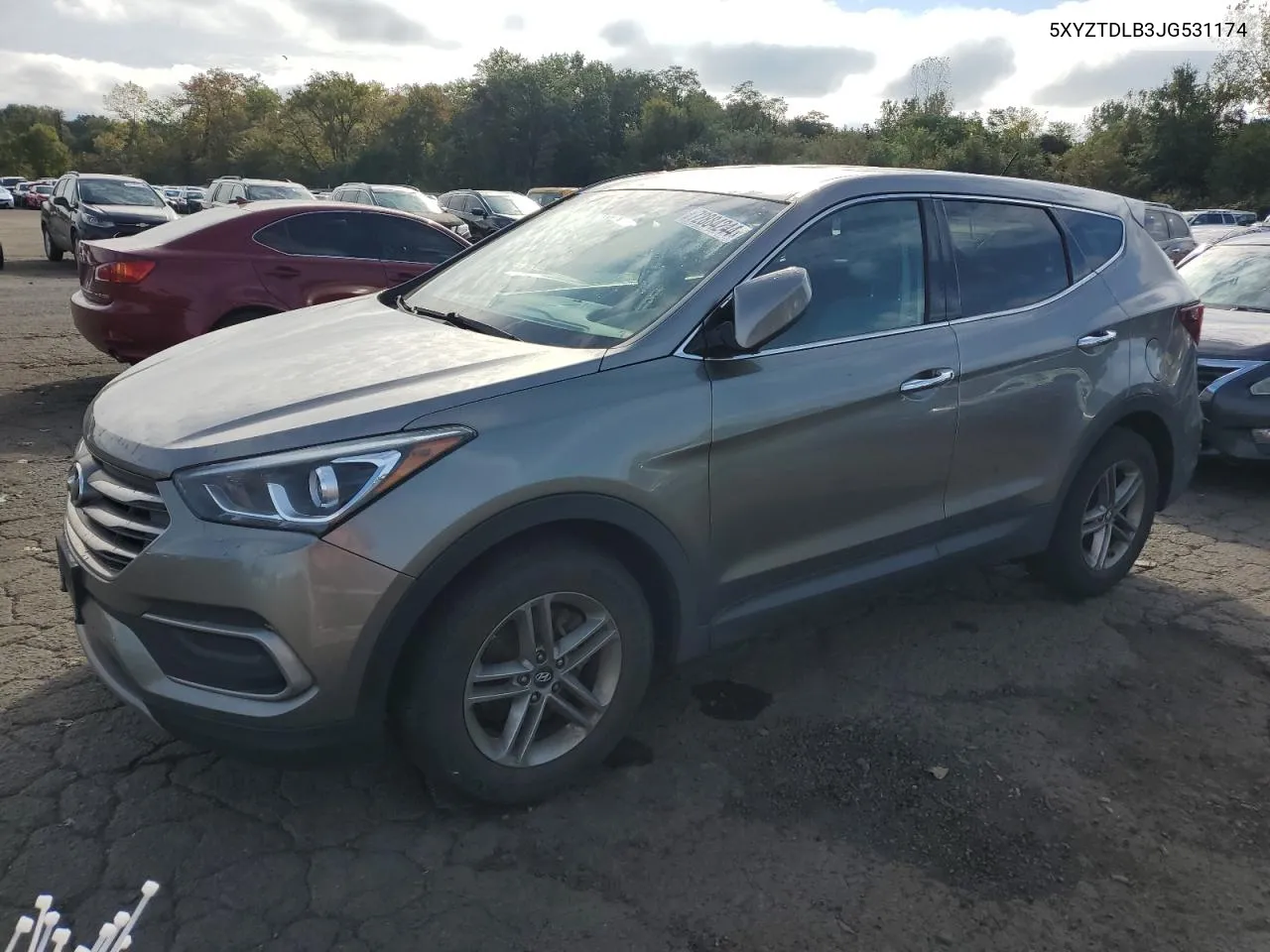 5XYZTDLB3JG531174 2018 Hyundai Santa Fe Sport