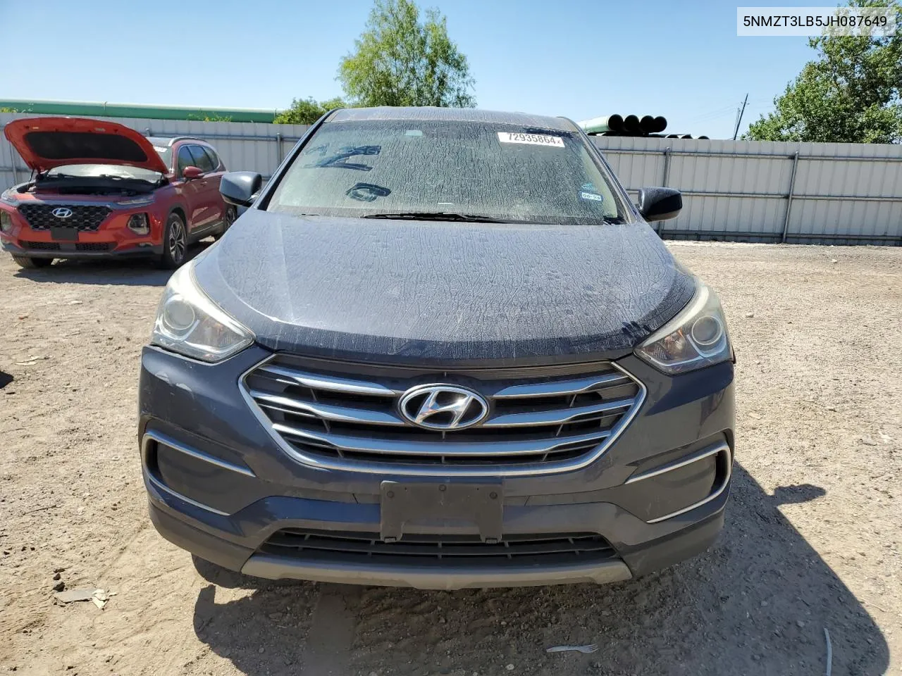 2018 Hyundai Santa Fe Sport VIN: 5NMZT3LB5JH087649 Lot: 72935864