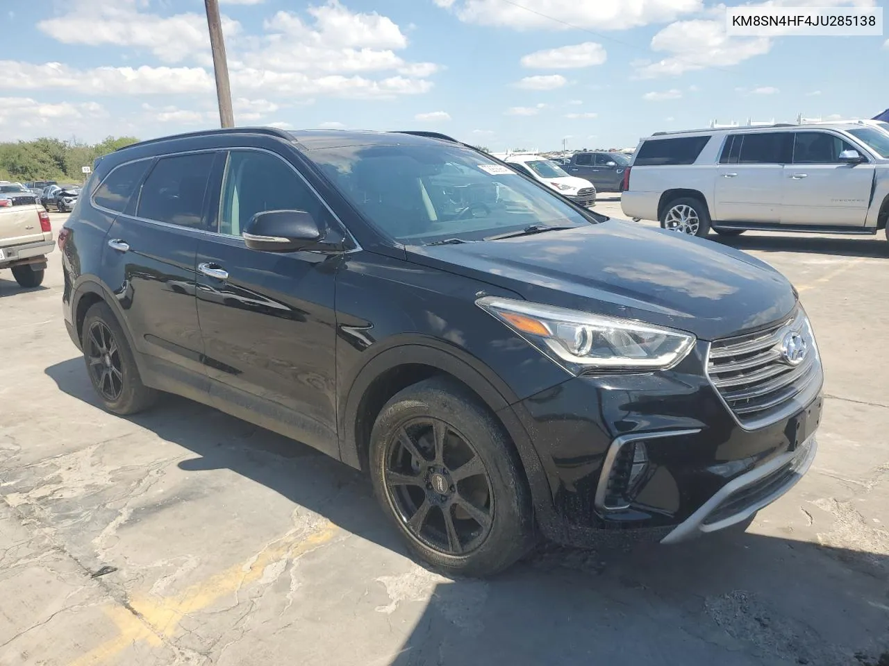 KM8SN4HF4JU285138 2018 Hyundai Santa Fe Se