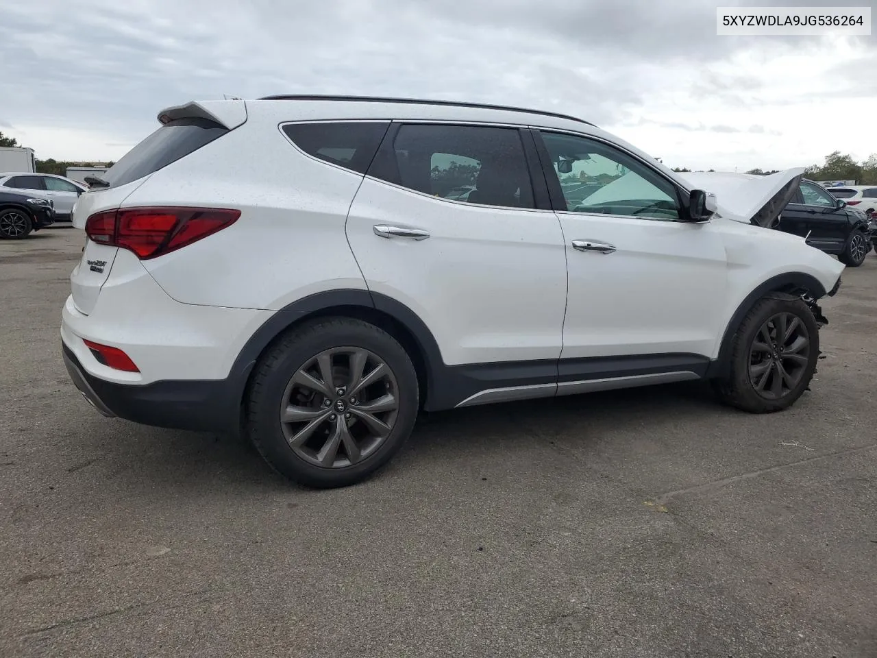 2018 Hyundai Santa Fe Sport VIN: 5XYZWDLA9JG536264 Lot: 72970604