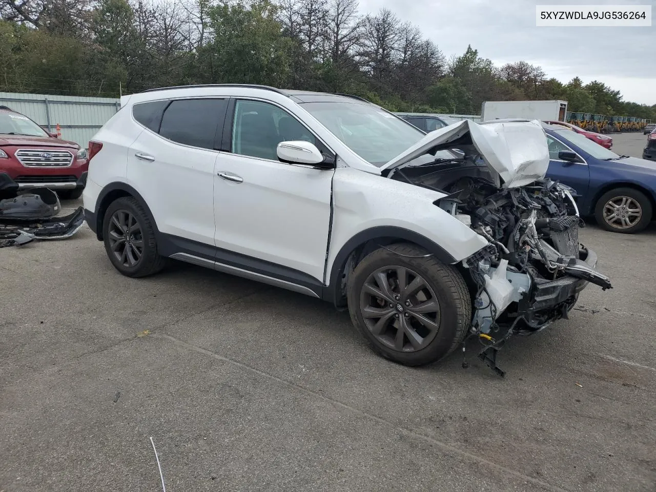 5XYZWDLA9JG536264 2018 Hyundai Santa Fe Sport