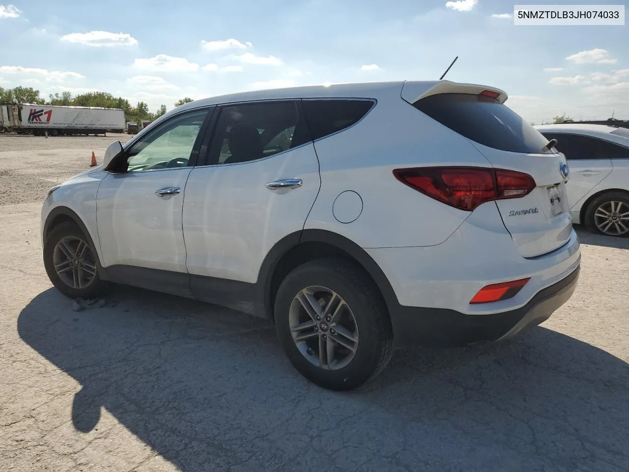 2018 Hyundai Santa Fe Sport VIN: 5NMZTDLB3JH074033 Lot: 73008444