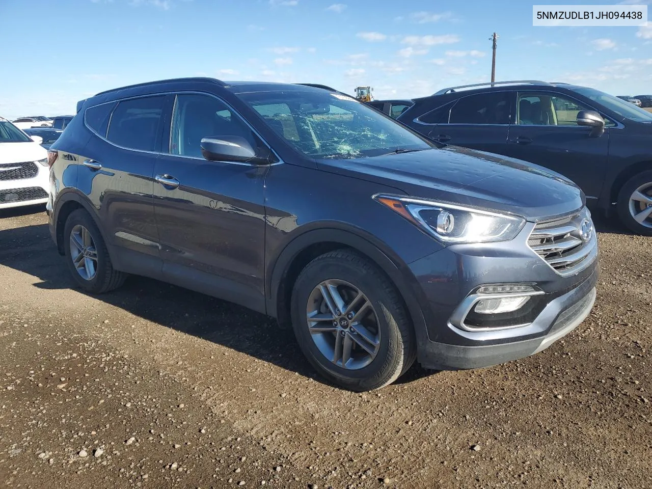 2018 Hyundai Santa Fe Sport VIN: 5NMZUDLB1JH094438 Lot: 73163564