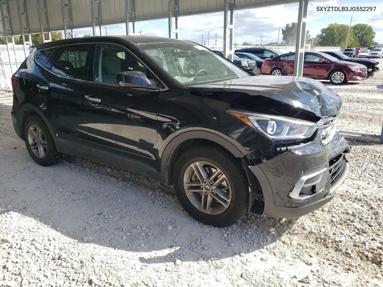 5XYZTDLB3JG552297 2018 Hyundai Santa Fe Sport