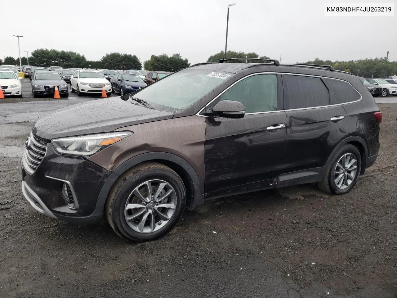 KM8SNDHF4JU263219 2018 Hyundai Santa Fe Se