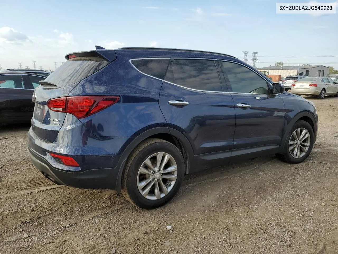 2018 Hyundai Santa Fe Sport VIN: 5XYZUDLA2JG549928 Lot: 73317654