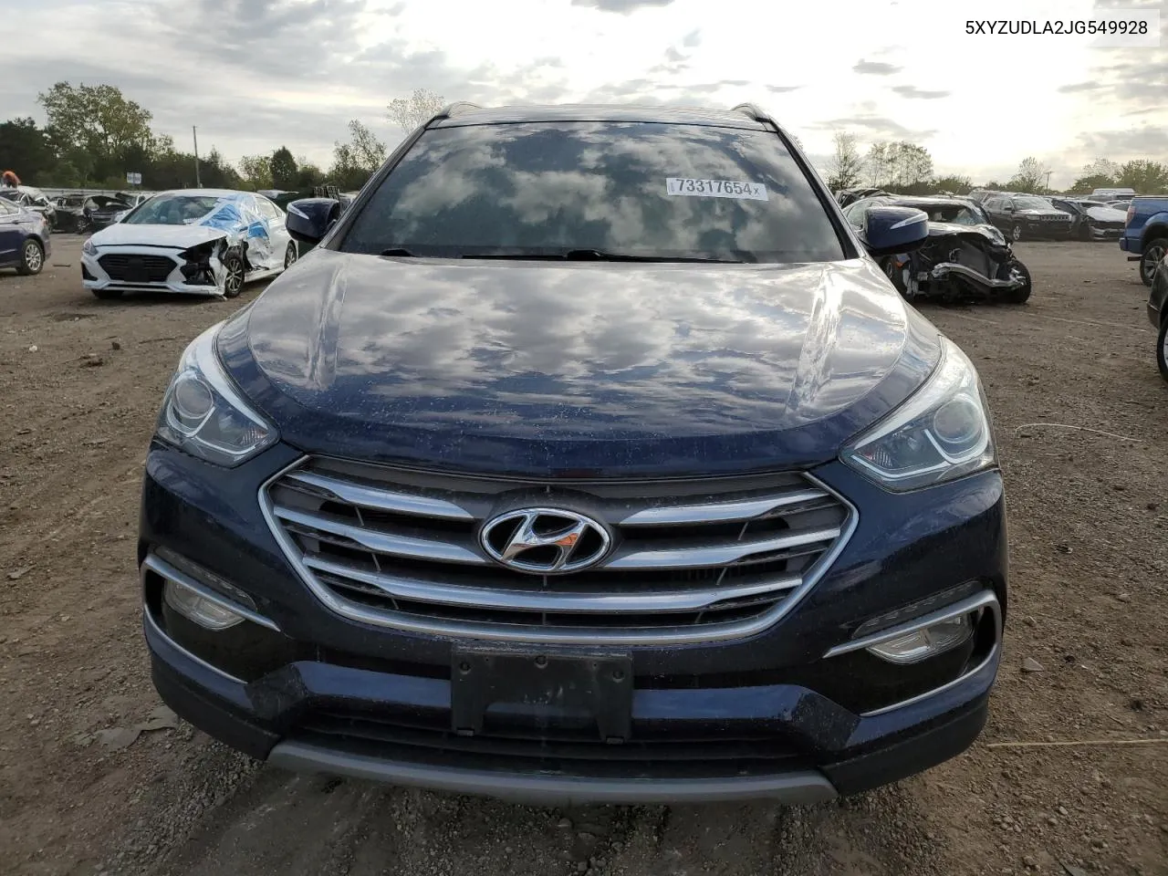 2018 Hyundai Santa Fe Sport VIN: 5XYZUDLA2JG549928 Lot: 73317654