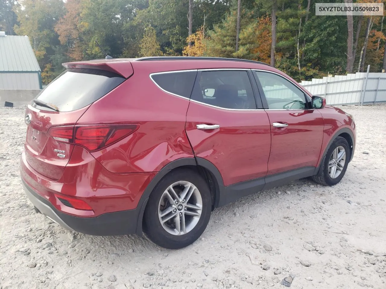 2018 Hyundai Santa Fe Sport VIN: 5XYZTDLB3JG509823 Lot: 73318214