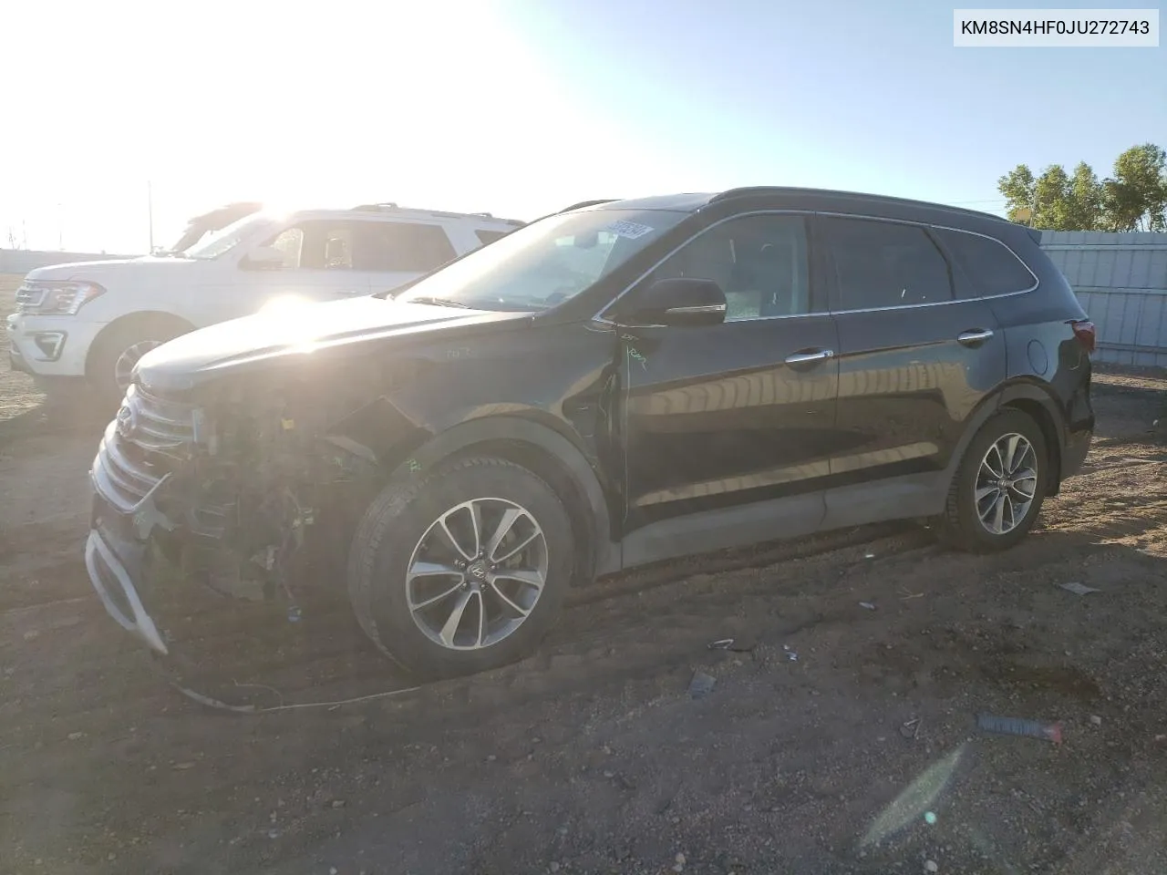 KM8SN4HF0JU272743 2018 Hyundai Santa Fe Se