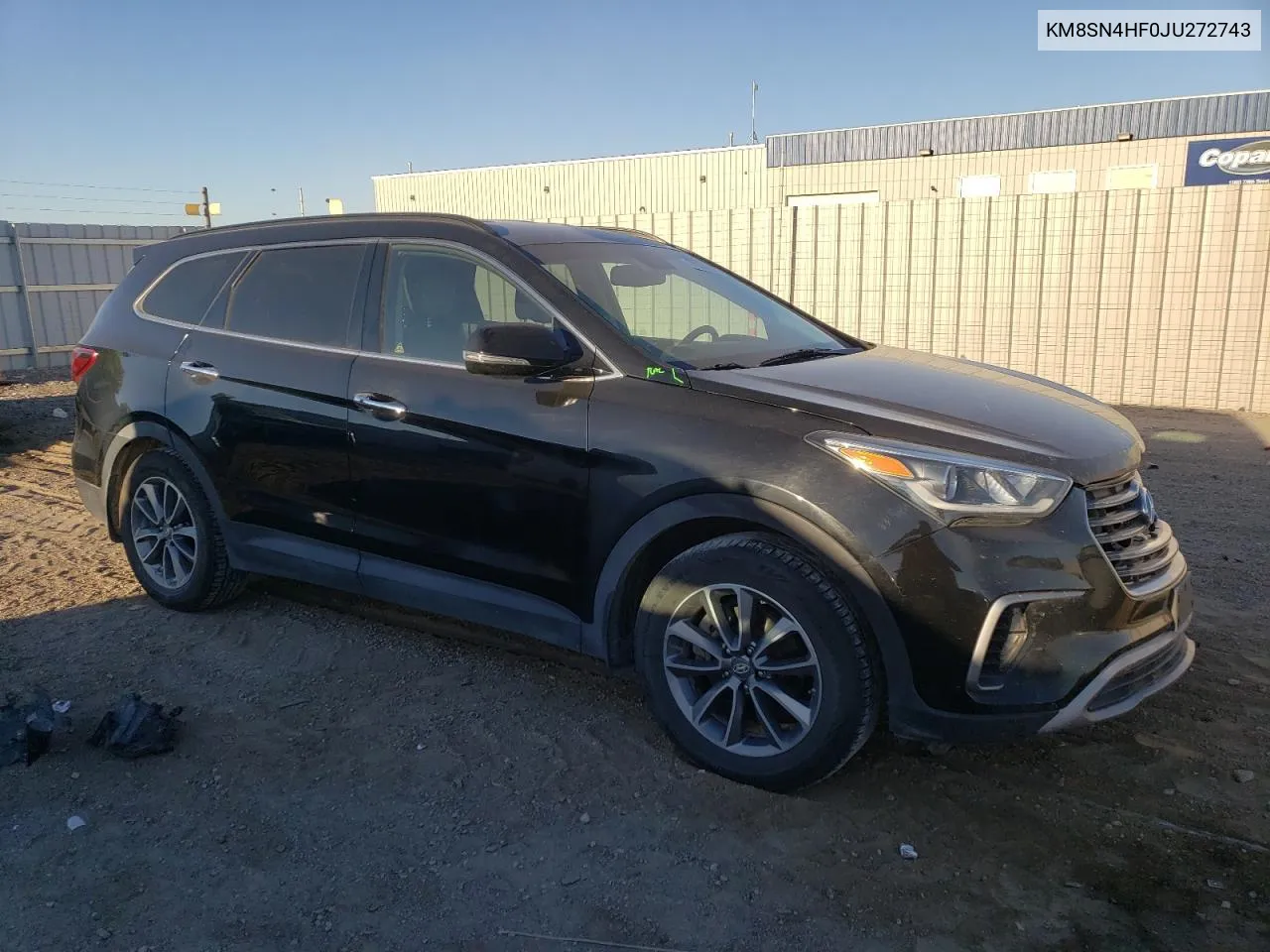 2018 Hyundai Santa Fe Se VIN: KM8SN4HF0JU272743 Lot: 73375294