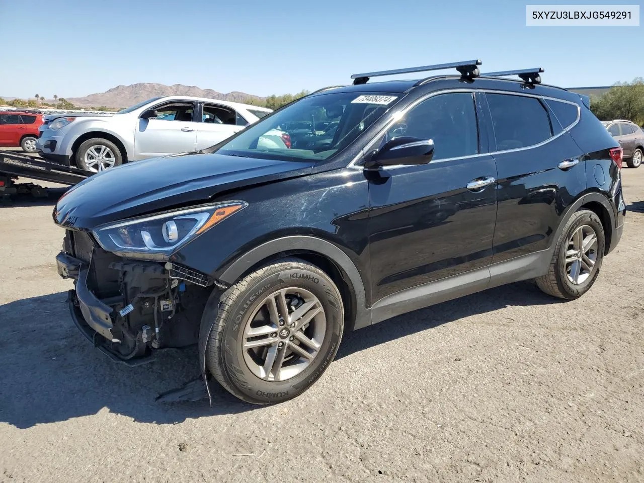 2018 Hyundai Santa Fe Sport VIN: 5XYZU3LBXJG549291 Lot: 73409374