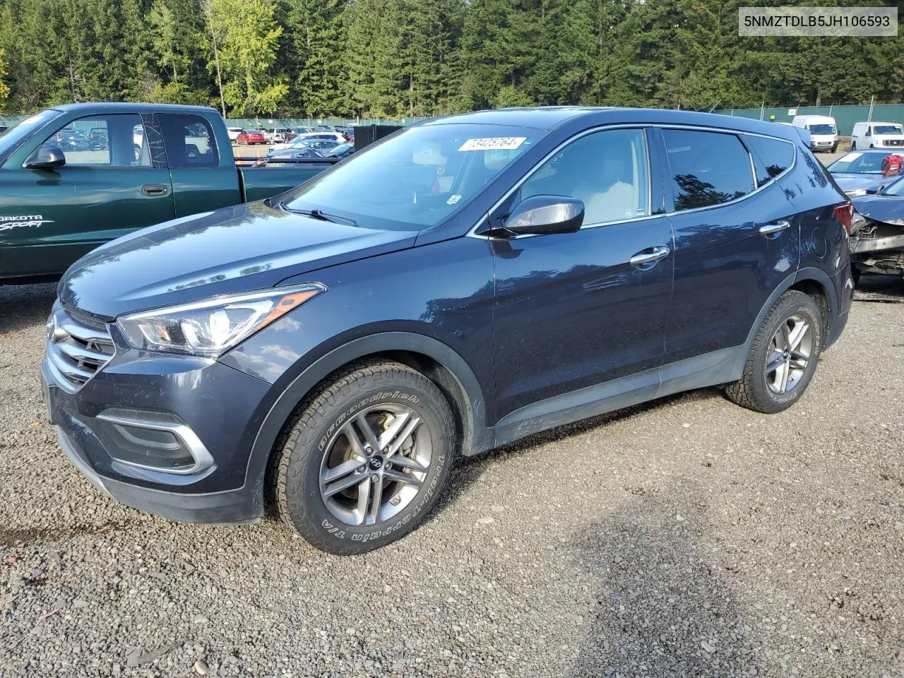 5NMZTDLB5JH106593 2018 Hyundai Santa Fe Sport