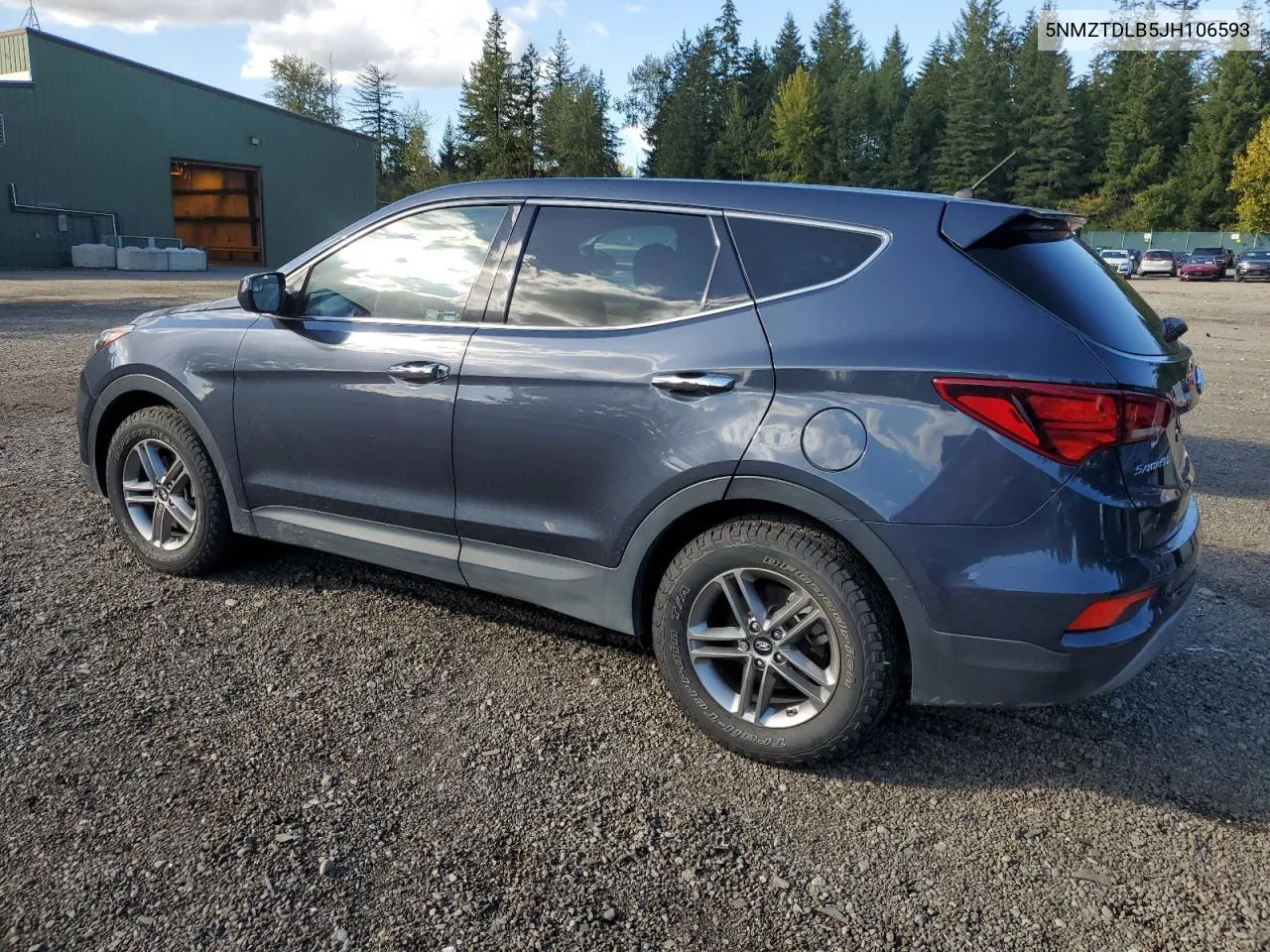 5NMZTDLB5JH106593 2018 Hyundai Santa Fe Sport