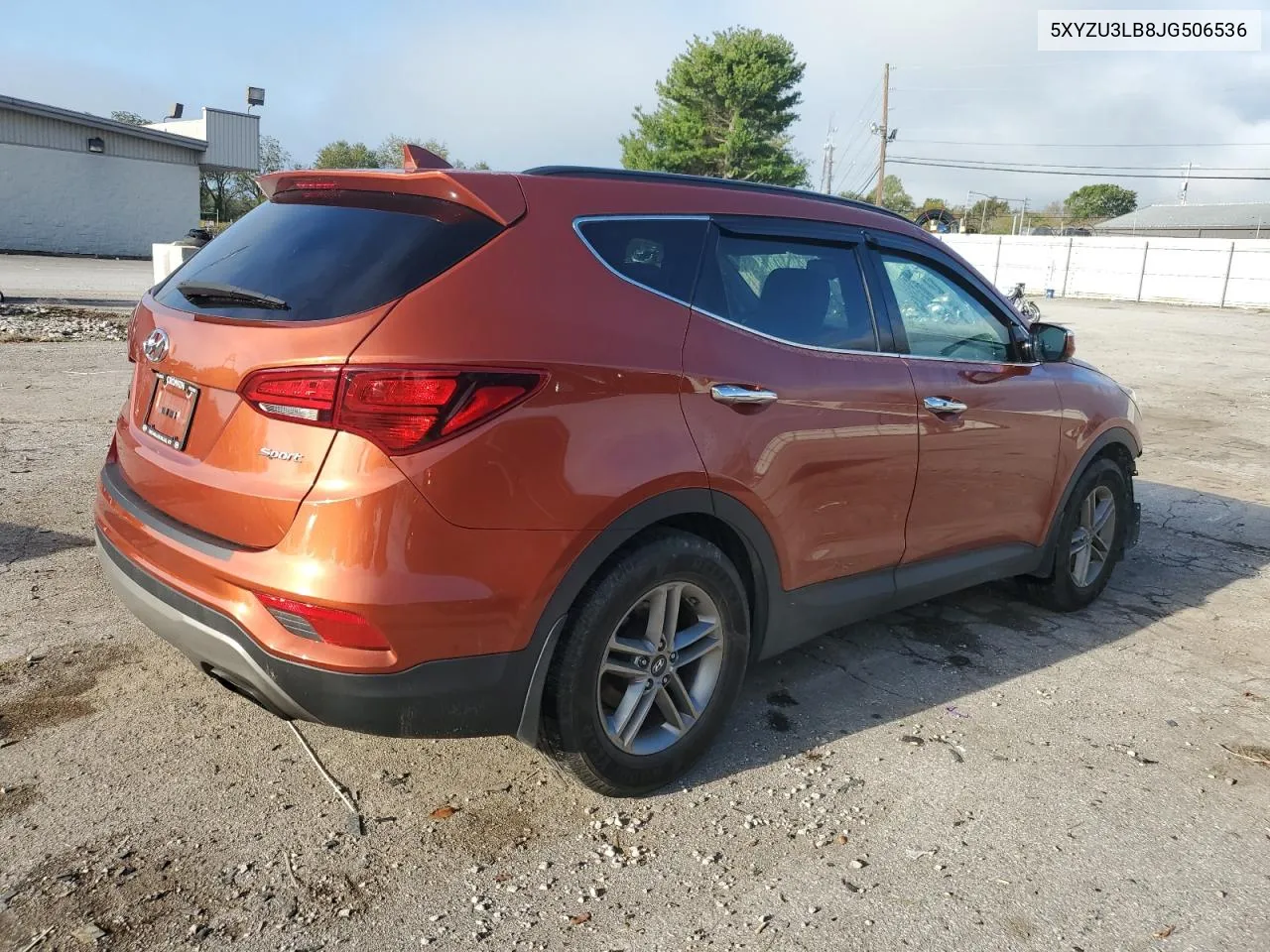 2018 Hyundai Santa Fe Sport VIN: 5XYZU3LB8JG506536 Lot: 73499994