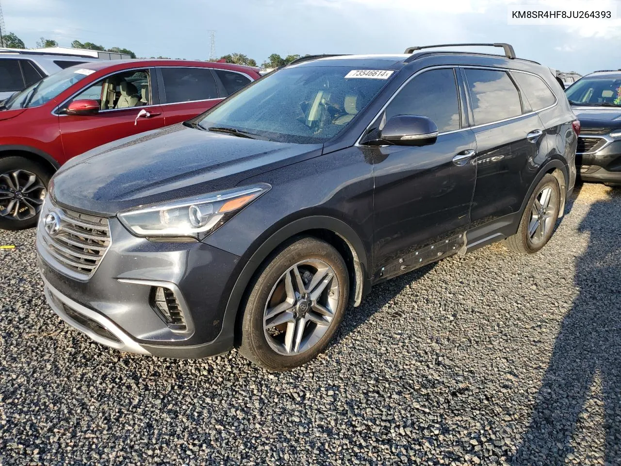 KM8SR4HF8JU264393 2018 Hyundai Santa Fe Se Ultimate