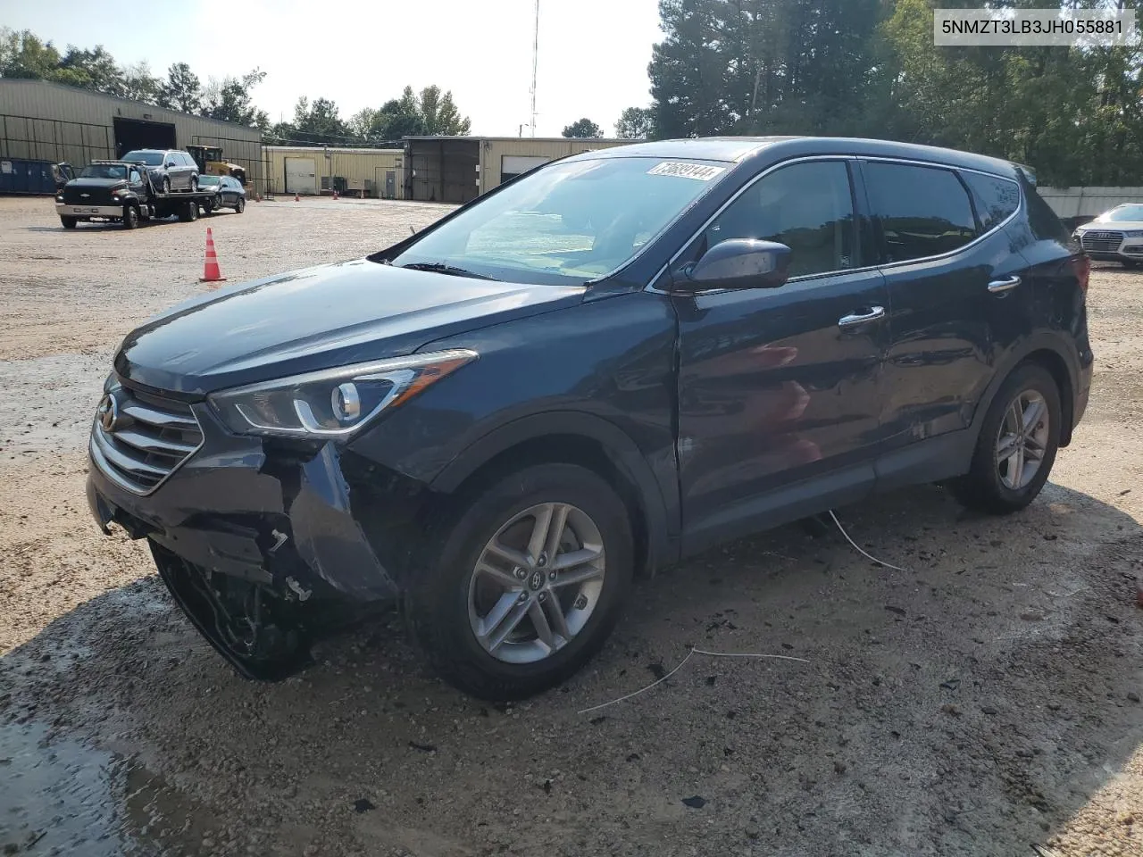 5NMZT3LB3JH055881 2018 Hyundai Santa Fe Sport