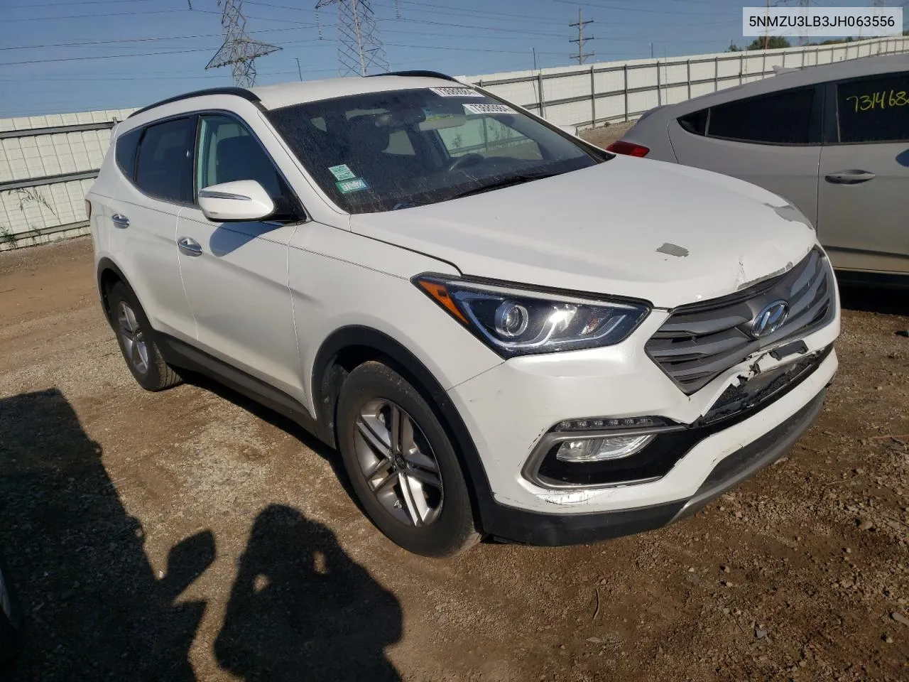 5NMZU3LB3JH063556 2018 Hyundai Santa Fe Sport