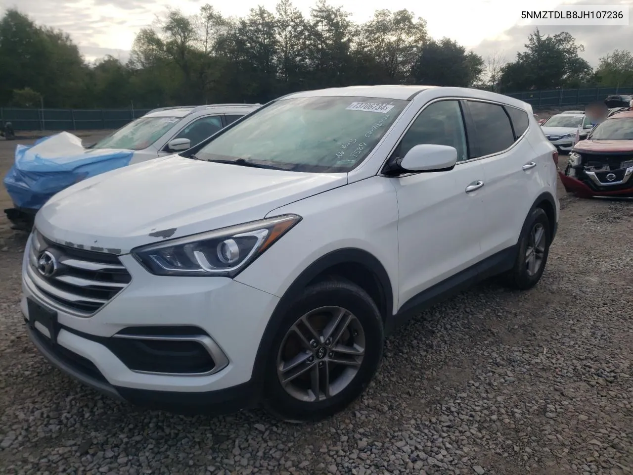 2018 Hyundai Santa Fe Sport VIN: 5NMZTDLB8JH107236 Lot: 73706734