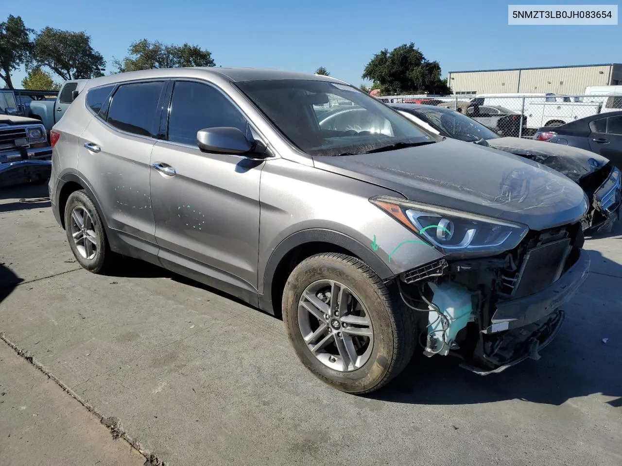 5NMZT3LB0JH083654 2018 Hyundai Santa Fe Sport