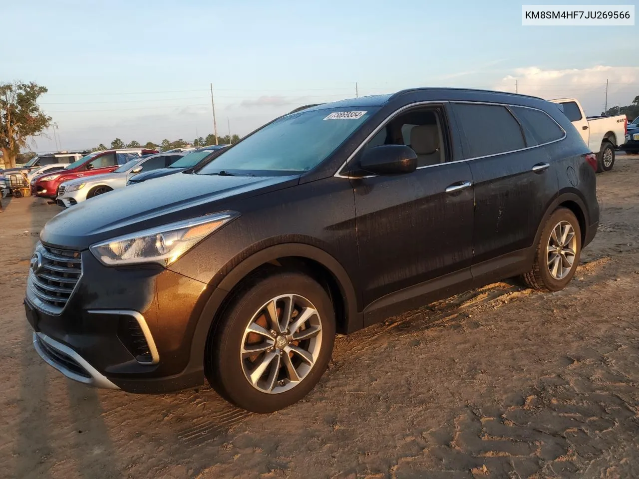 2018 Hyundai Santa Fe Se VIN: KM8SM4HF7JU269566 Lot: 73869554