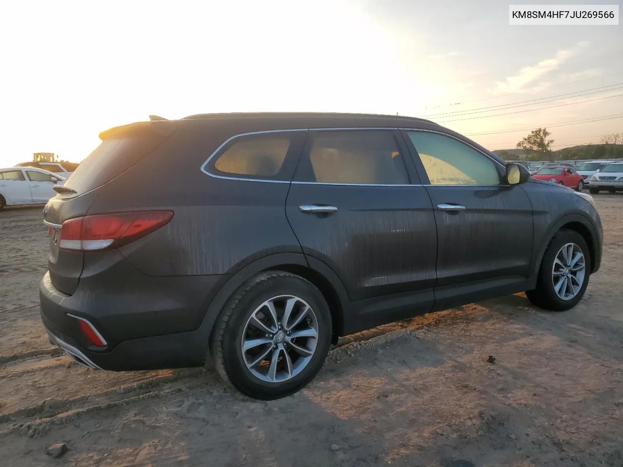 KM8SM4HF7JU269566 2018 Hyundai Santa Fe Se