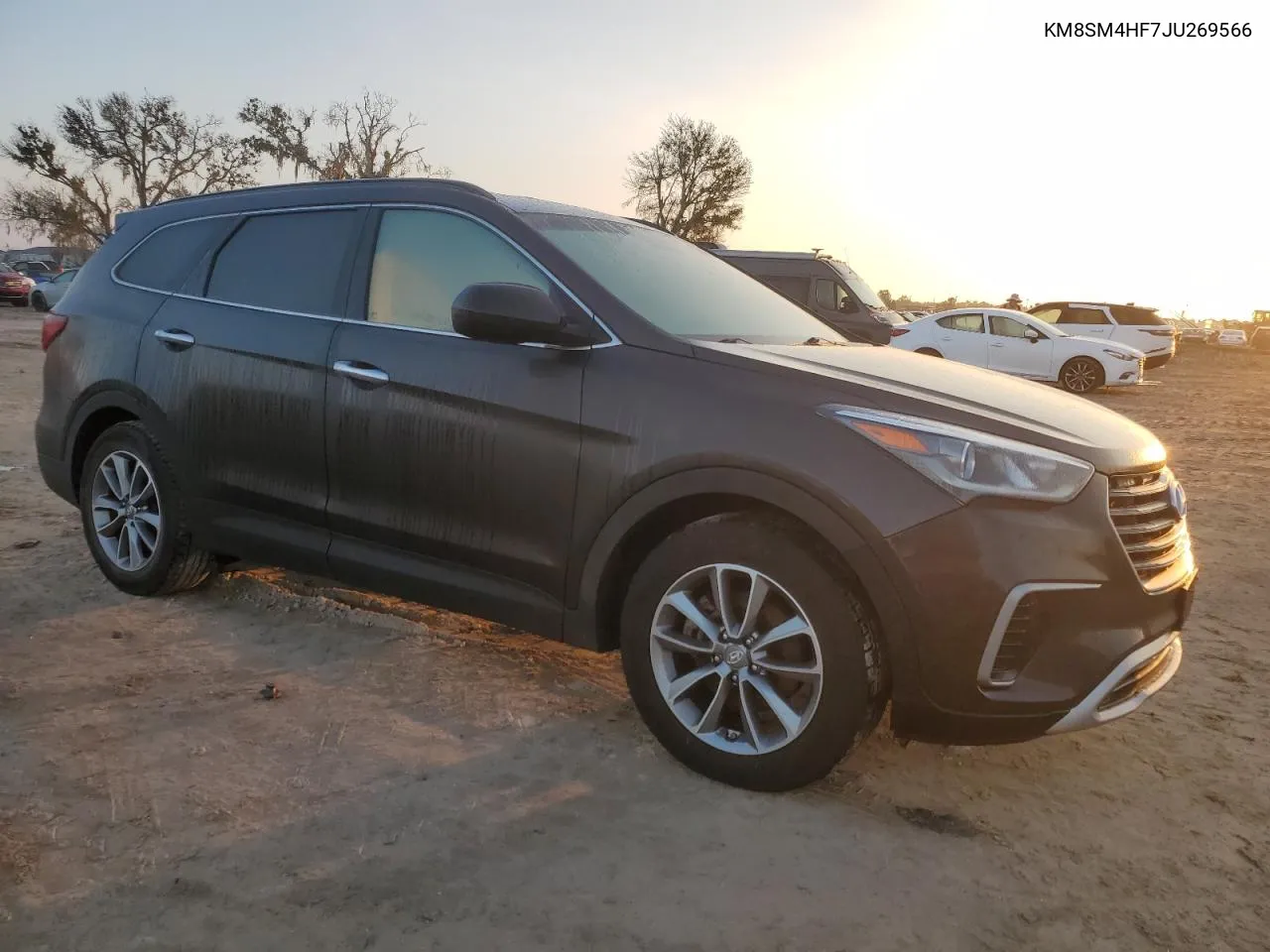 2018 Hyundai Santa Fe Se VIN: KM8SM4HF7JU269566 Lot: 73869554