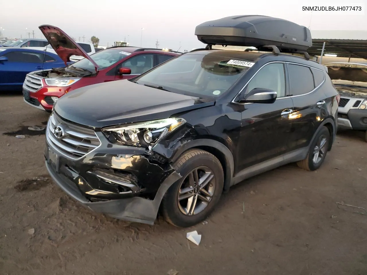 5NMZUDLB6JH077473 2018 Hyundai Santa Fe Sport